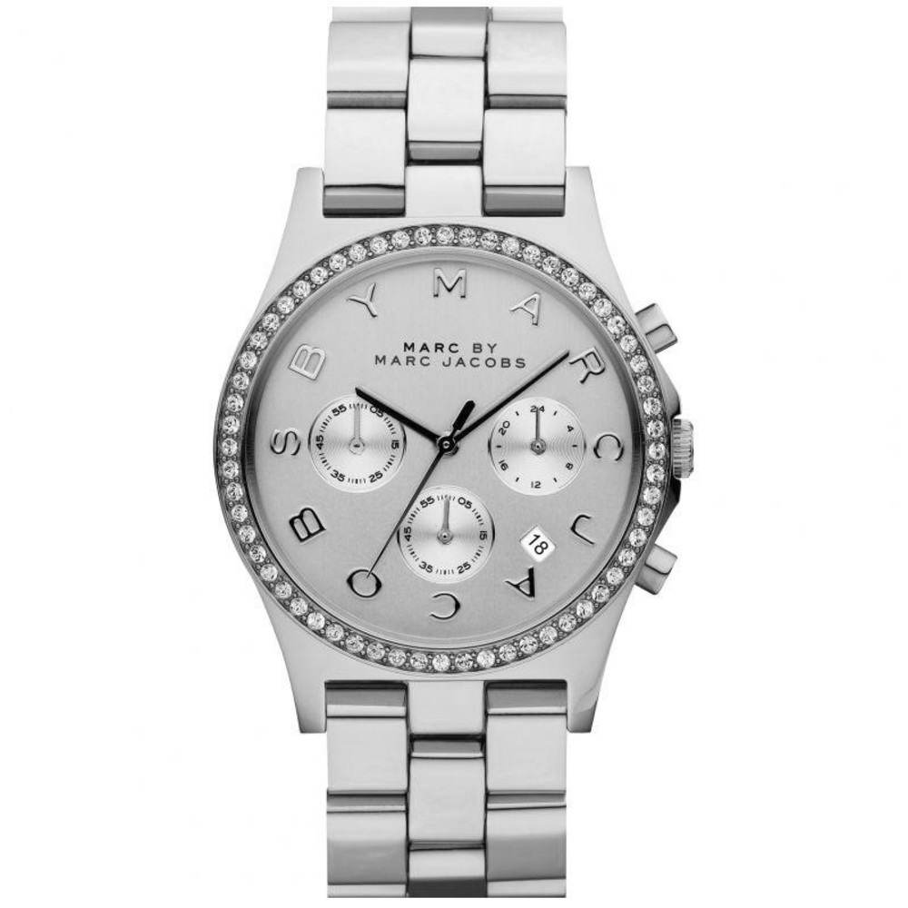 Marc Jacobs Henry Glitz Stainless Steel Watch
